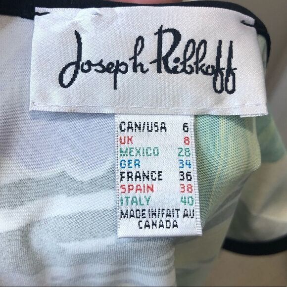 Joseph Ribkoff floral print jacket and shell tank top set, size 6 - Picture 13 of 16